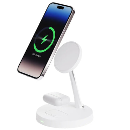 Trådlös telefonladdare med magnetisk ställning