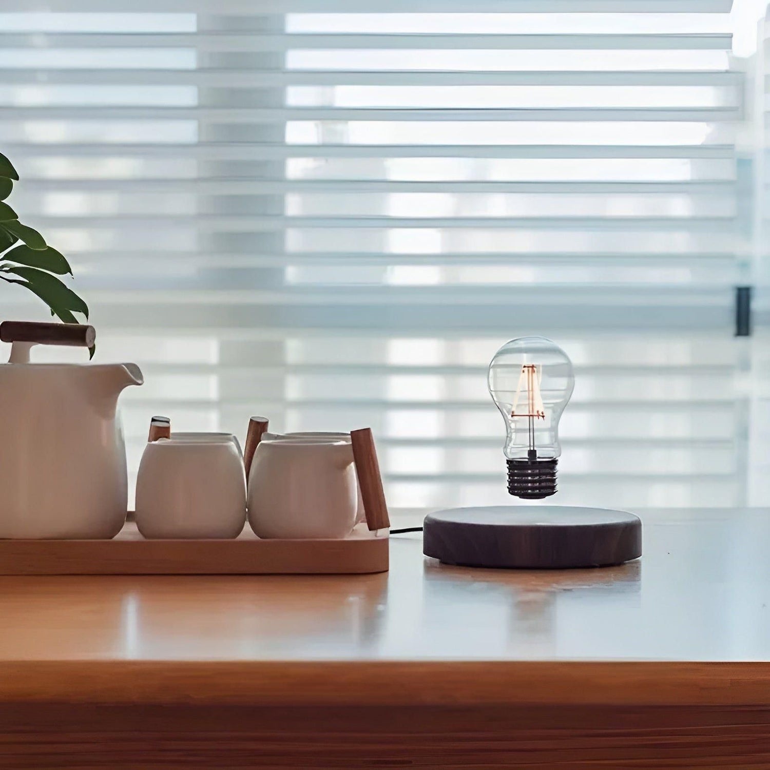 Magisk glödlampa - Elegant magnetisk levitation svävande glödlampa