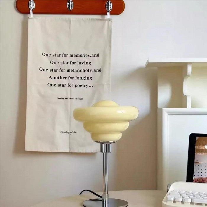 RippleGlow - Äggtårta Ripple Glaslampa