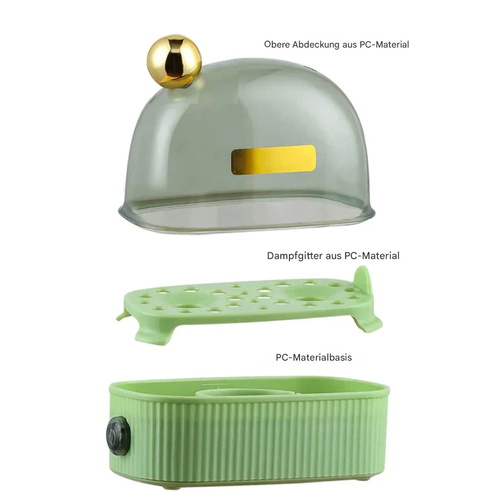 Carvallo Eierkocher Boilino Duo | För 2 ägg | Automatisk avstängning | Kompakt & stilren