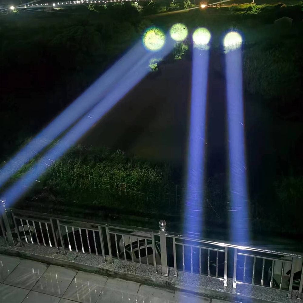 Carvallo – Kraftfull 10,000 Lumen ficklampa med Power Bank-funktion och lång räckvidd