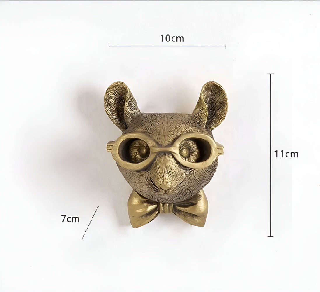 Eleganta djurt- väggkrok - Multifunktionell dekorativ förvaringslösning