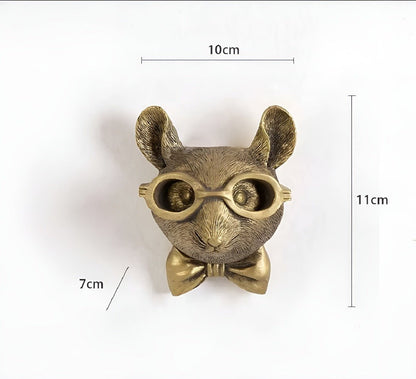 Eleganta djurt- väggkrok - Multifunktionell dekorativ förvaringslösning