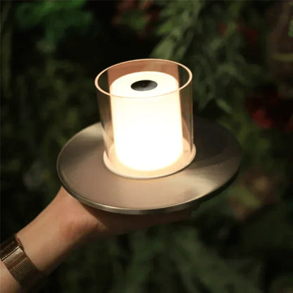 LED Bordslampa med Säker Fyrverkeriljus
