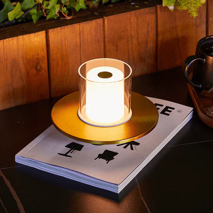 LED Bordslampa med Säker Fyrverkeriljus