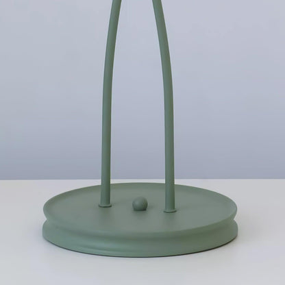 Golvlampa med blommig glaslampa design