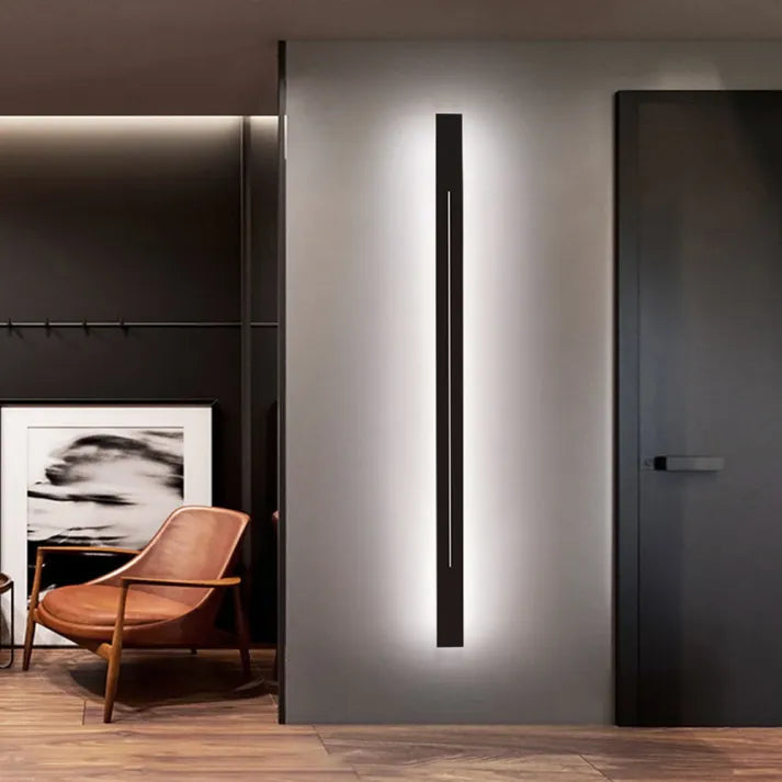 Vägglampa Modern Svart Metall LED Vägglampa
