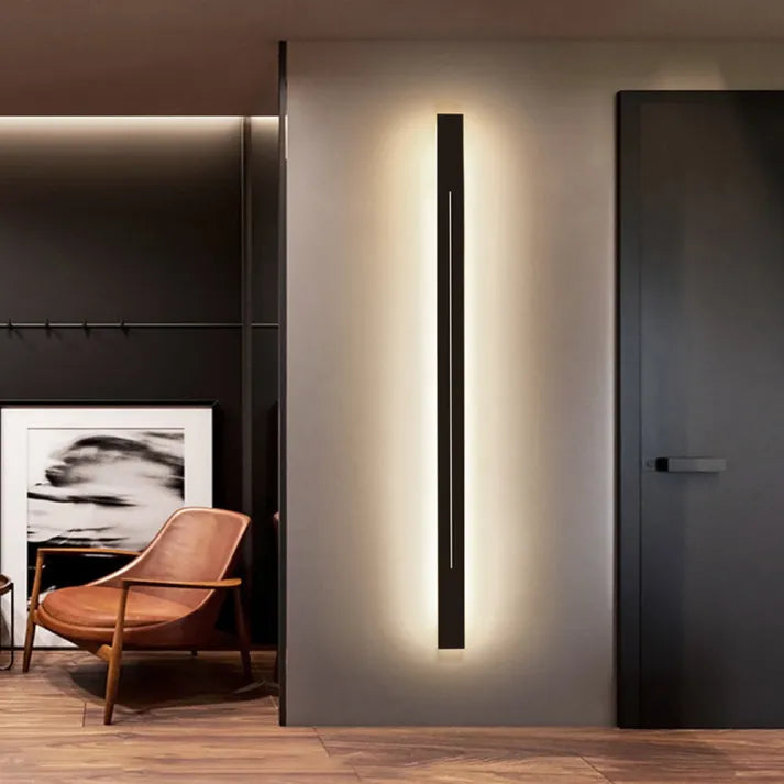 Vägglampa Modern Svart Metall LED Vägglampa