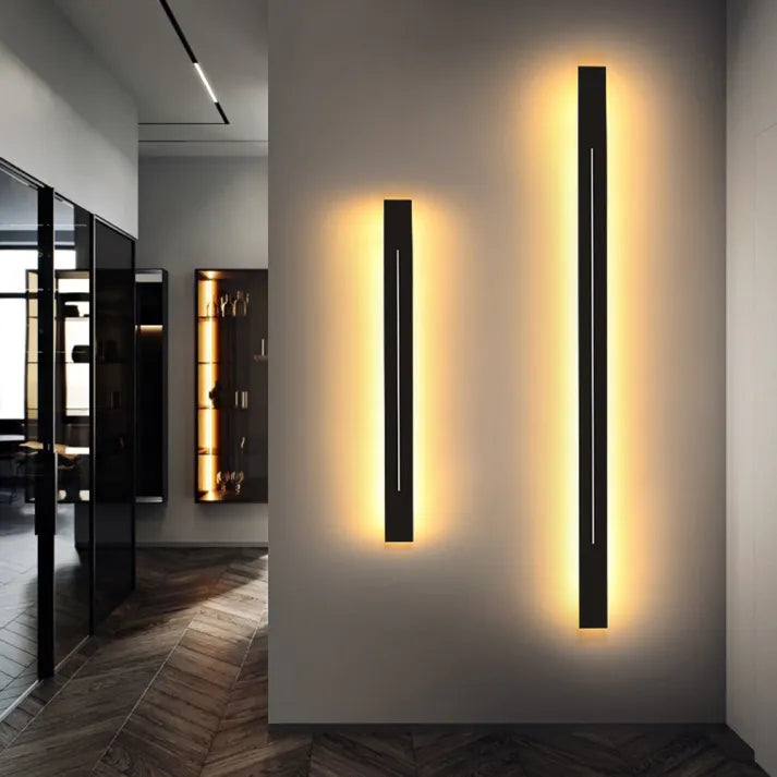 Vägglampa Modern Svart Metall LED Vägglampa