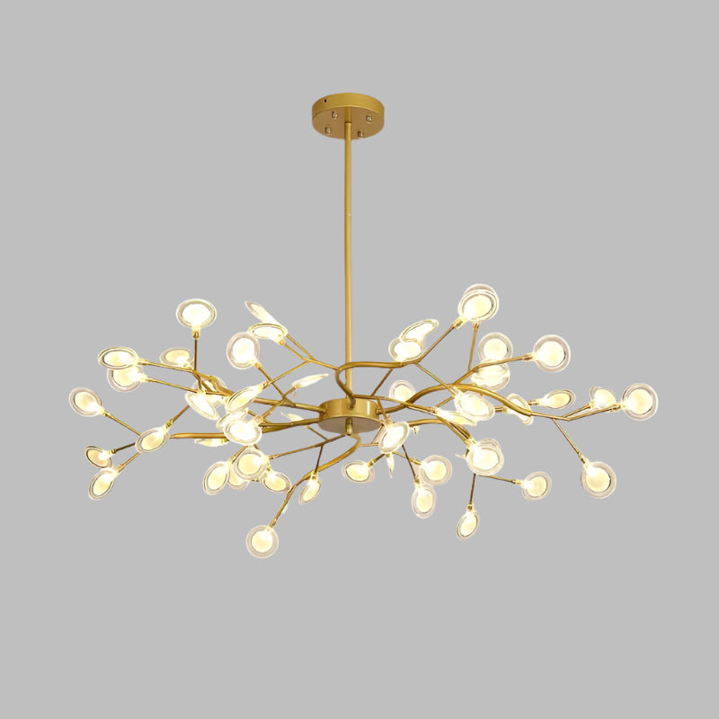 Krona Modern LED Eldflugslampa Takbelysning