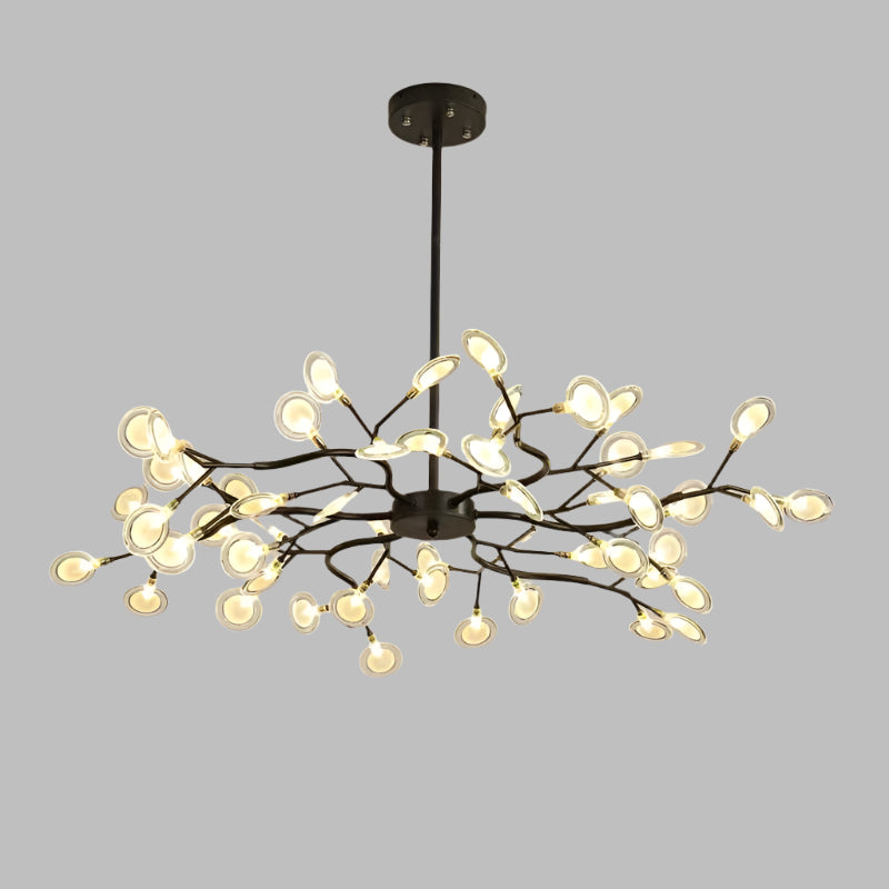 Krona Modern LED Eldflugslampa Takbelysning