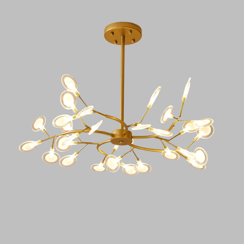 Krona Modern LED Eldflugslampa Takbelysning