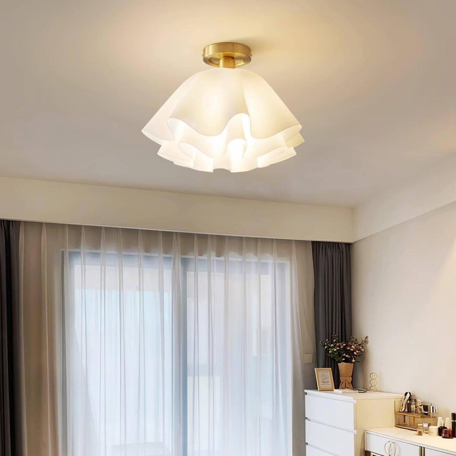 Taklampa Modern Koppar LED Armatur