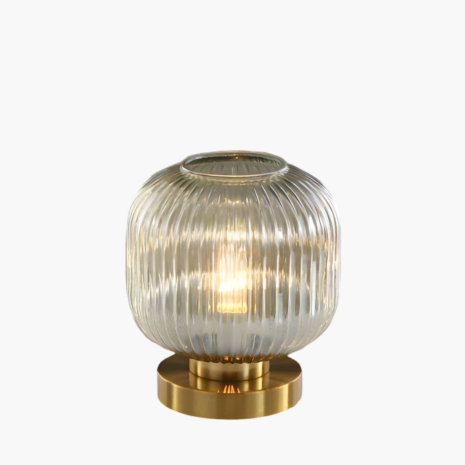 Bordslampa Modern Glas Skärm Sängbord Ljus