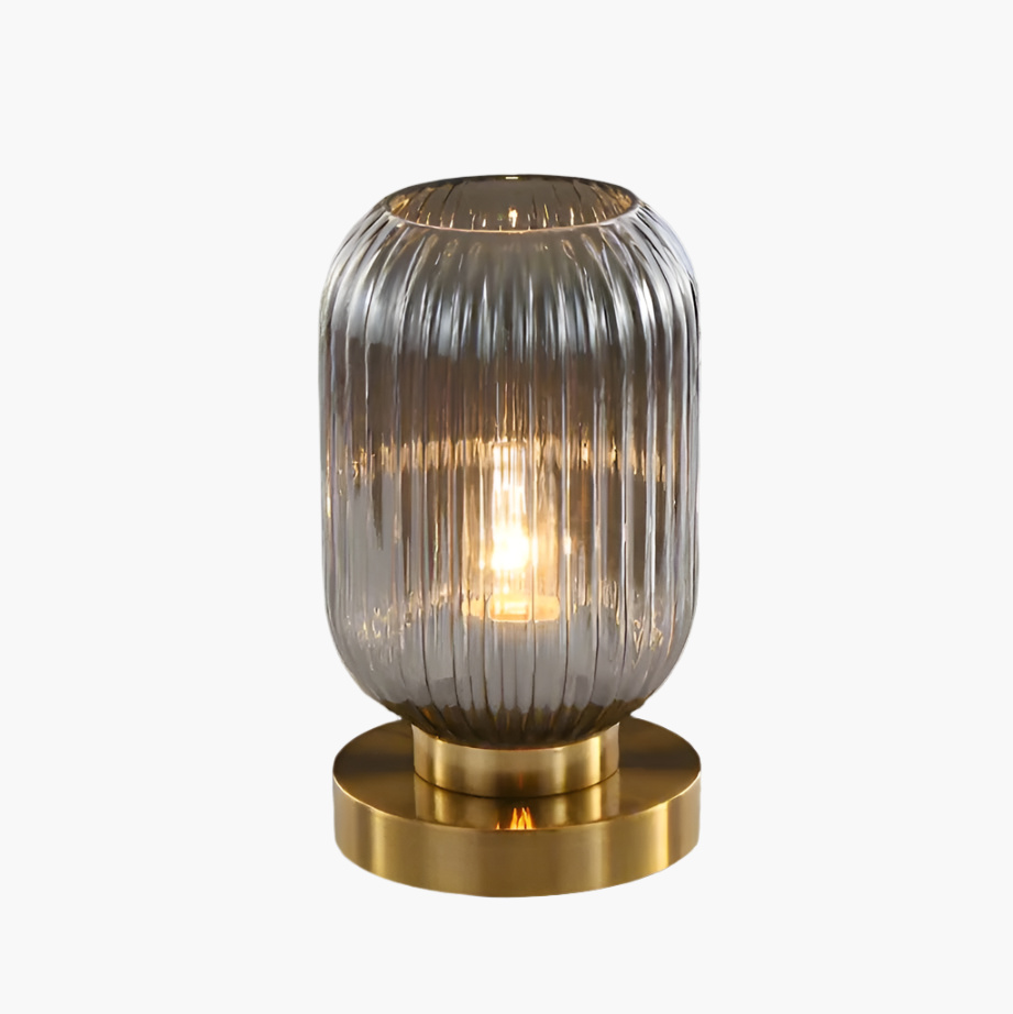 Bordslampa Modern Glas Skärm Sängbord Ljus