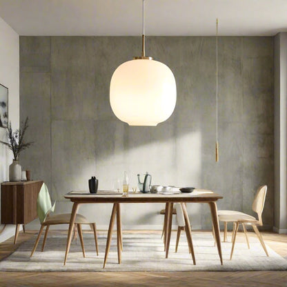 Pendellampa Opalglas Modern Taklampa