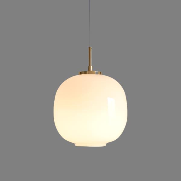 Pendellampa Opalglas Modern Taklampa