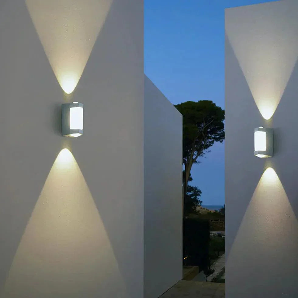 Utomhusvägglampa Vattentät Metall LED-lampa