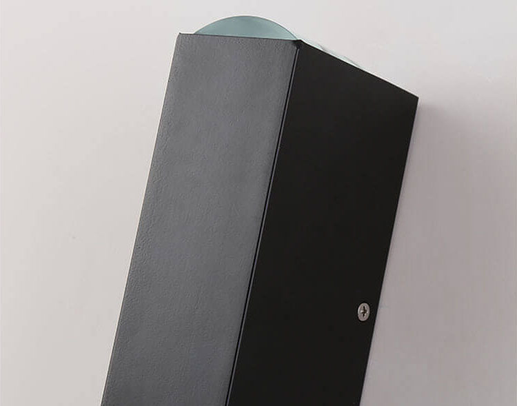 Utomhus Svart Aluminium LED Vägglampa