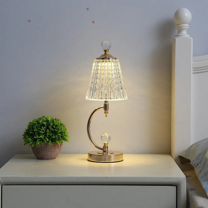 Kristall Bordslampa LED Touch Control Modern