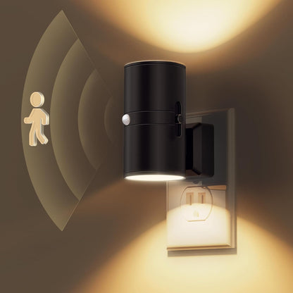 Vägglampa Modern Plug In Rörelsesensor Lampa