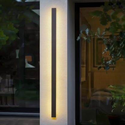 Modern utomhus LED vägglampa – Väderbeständig aluminium sconce