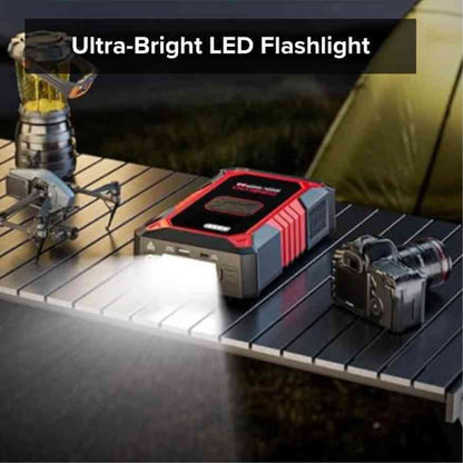 Bilstartare med luftkompressor