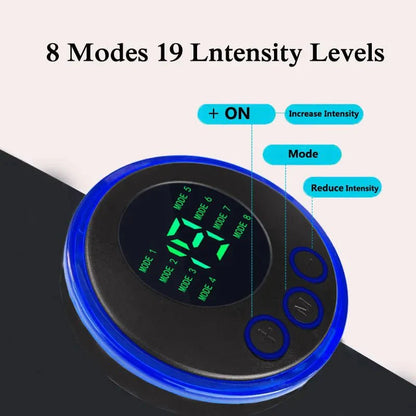 EMS Abs Trainer - 19-steg bålmuskelstimulator för att stärka kroppens mitt