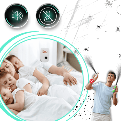 PestGuard – Kompakt ultraljudsskadedjursbekämpare med modern design för hemmabruk