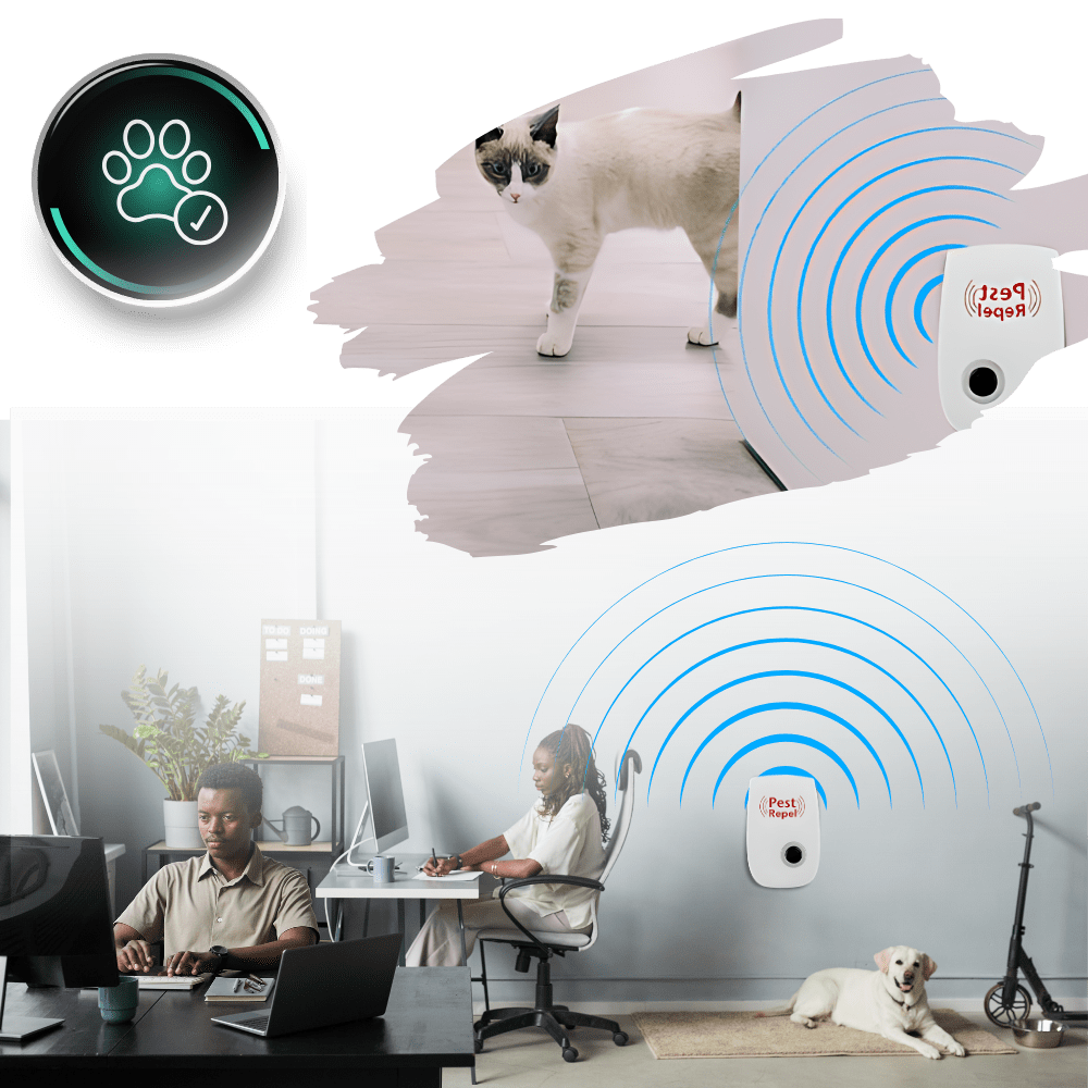 PestGuard – Kompakt ultraljudsskadedjursbekämpare med modern design för hemmabruk