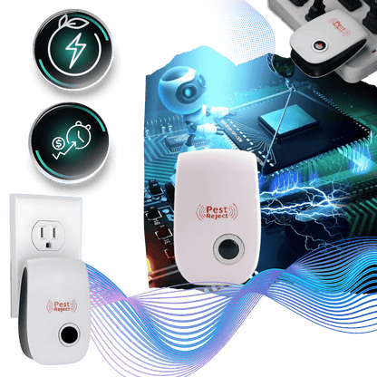 PestGuard – Kompakt ultraljudsskadedjursbekämpare med modern design för hemmabruk