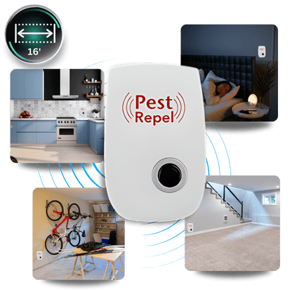 PestGuard – Kompakt ultraljudsskadedjursbekämpare med modern design för hemmabruk