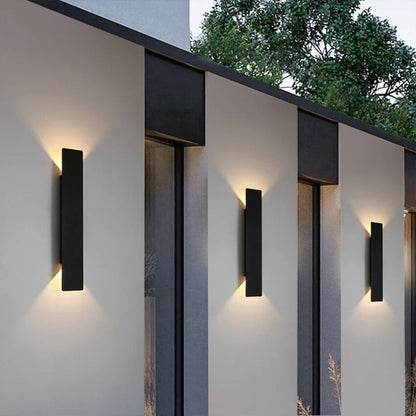Utomhus Vägglampa Aluminium Väderbeständig LED