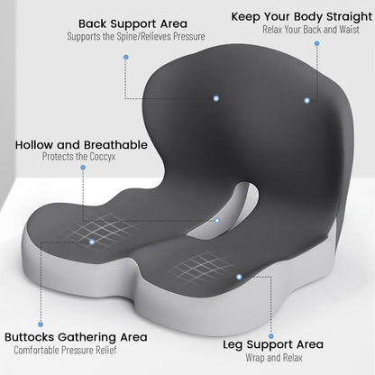 BODYFORM PAD – Ergonomisk sittkudde av minnesskum för daglig komfort