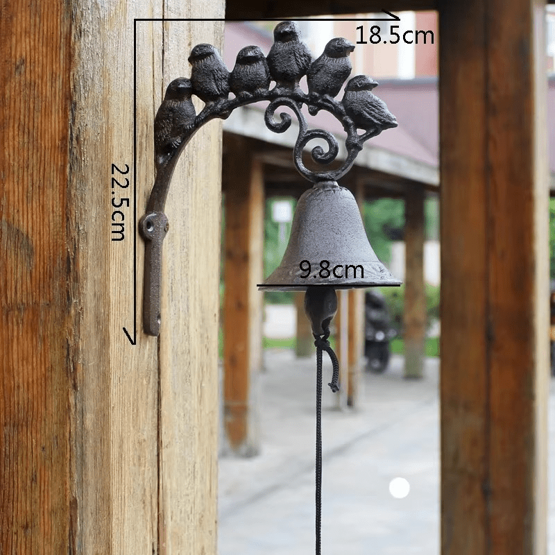 Eurovint Bell - Vintage-Dörrklocka i gjutjärn för stiliga ingångar