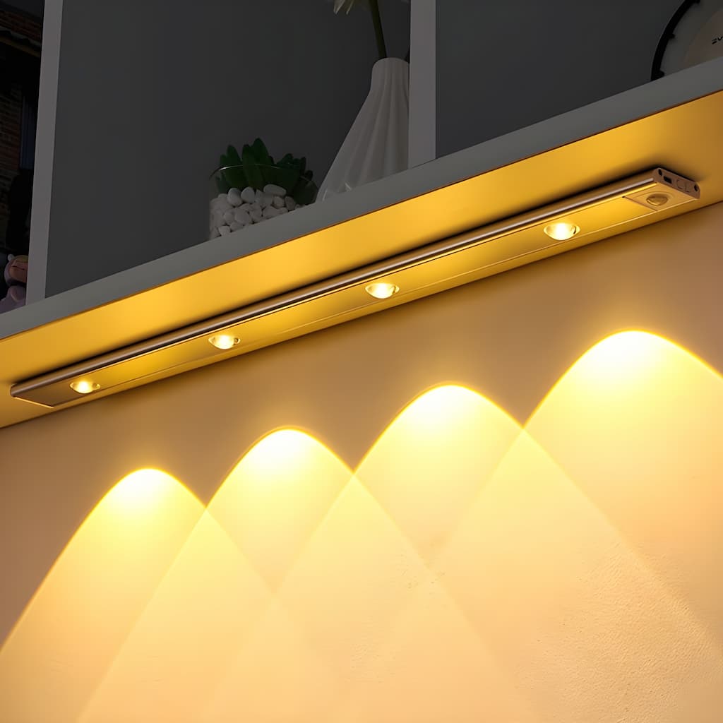 Trådlös Rörelsesensor LED-lampa – Uppladdningsbar och Lätt att Installera