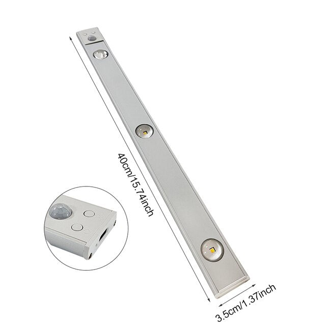 Trådlös Rörelsesensor LED-lampa – Uppladdningsbar och Lätt att Installera