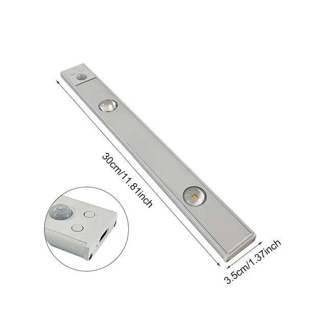 Trådlös Rörelsesensor LED-lampa – Uppladdningsbar och Lätt att Installera