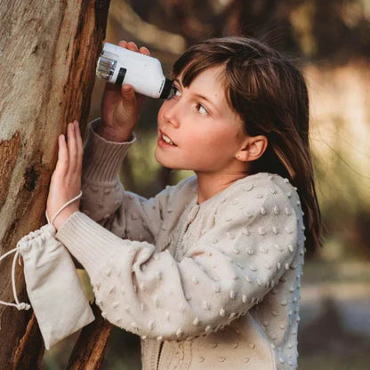 Explorerlens - Bärbar barnmikroskop - 60x-120x zoom med LED-belysning för upptäckter utomhus