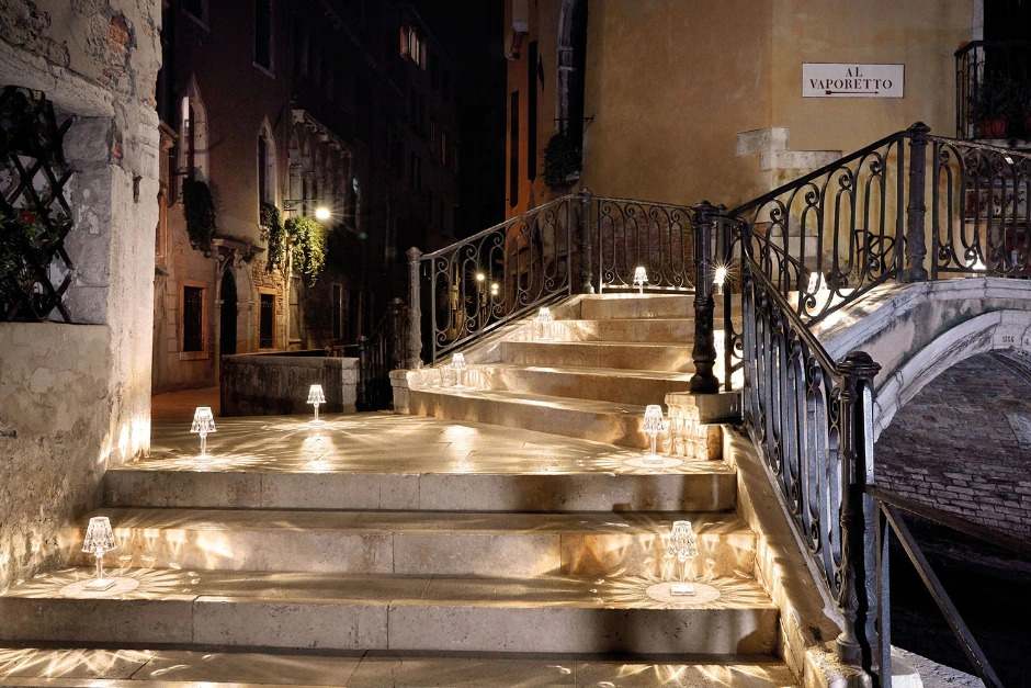 RoyaleGlow Crystal Trådlampa LED | Touch Control & Uppladdningsbar Inomhus/Utebelysning