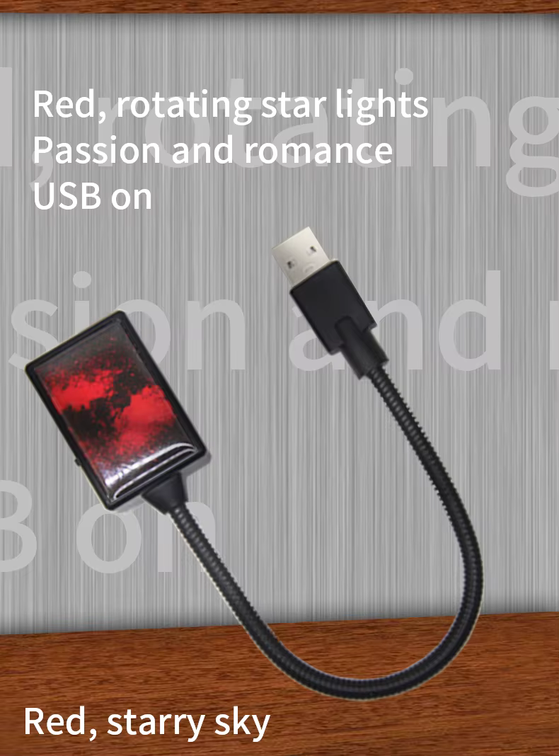 Royallure Bil Tak Stjärnig LED Interiör Ljus – USB Flexibel Ambient Belysning för Fester & Resor