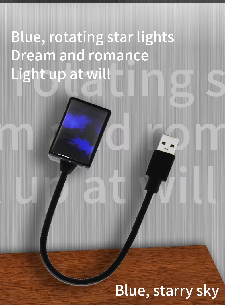 Royallure Bil Tak Stjärnig LED Interiör Ljus – USB Flexibel Ambient Belysning för Fester & Resor