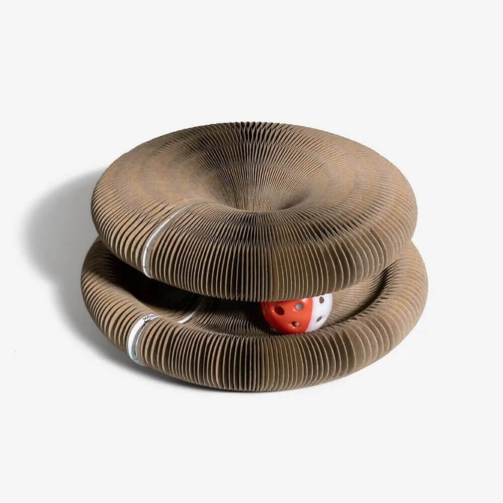 Furora Expandable Katt Klösleksak med Interaktiv Bollarbana &amp; Mysig Säng