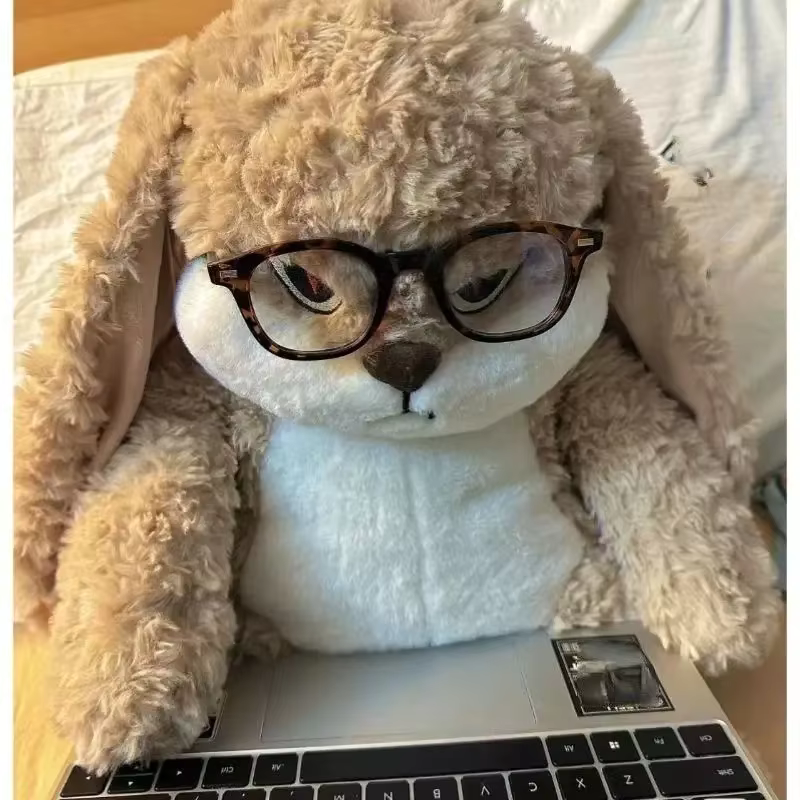 Royallure Arg Big Rabbit Plush Toy - Oversized Kawaii Stuffed Animal för Gåvor