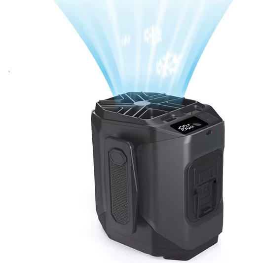 Royaleva 6000mAh Utomhus Bärbar Midje Fläkt för Kall Luft