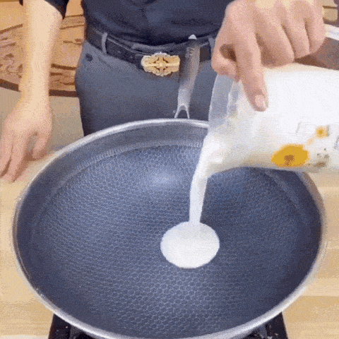 Royallure Rostfritt Stål Non-Stick Stekpanna – 30 cm, Jämn Värme & Hållbar Yta