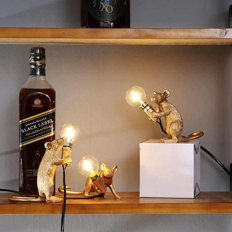 Cheeky Mouse - Original och distinkt bord- eller belysningslampa