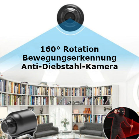 Carvallo HD säkerhetskamera | 160° vidvinkel | 1080P Full HD | App-styrning & rörelsedetektering