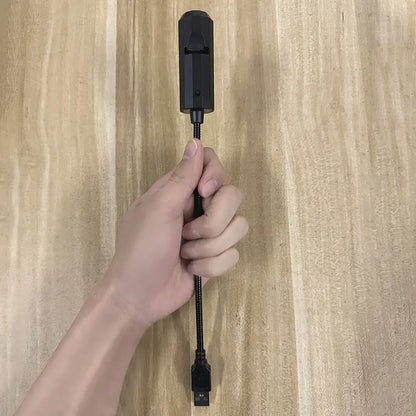 Halloween Skull LED Nattbordslampa – Rotating Skull Lamp med Projektion &amp; USB