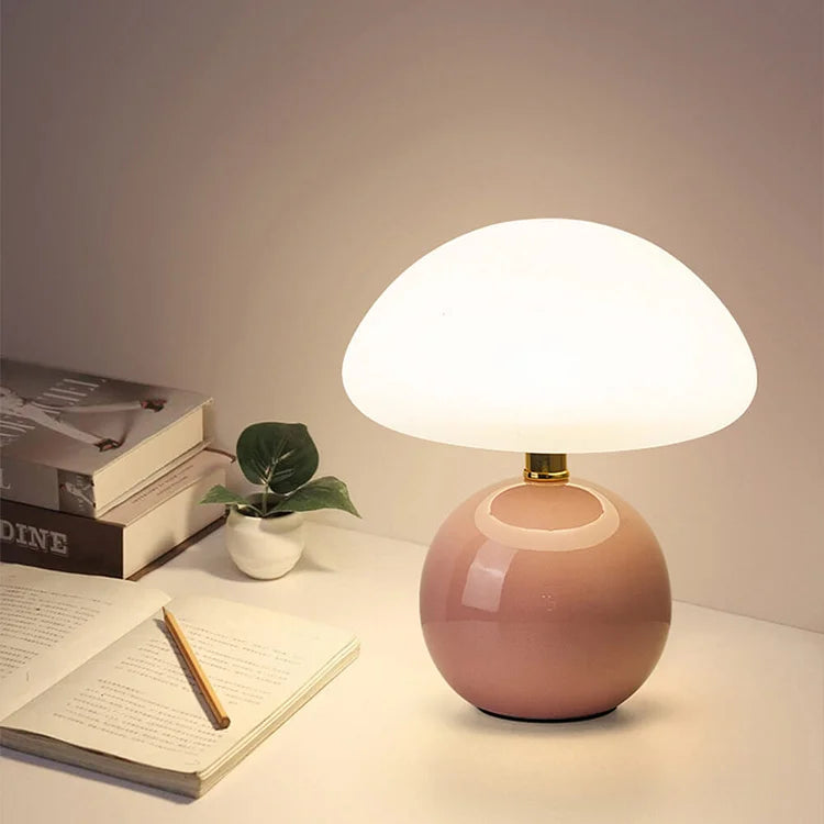 MushroomWhimsy – Fransk Svamp Lampa